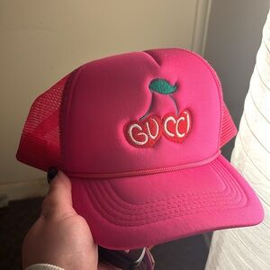 Inspired cherry trucker hat 🍒